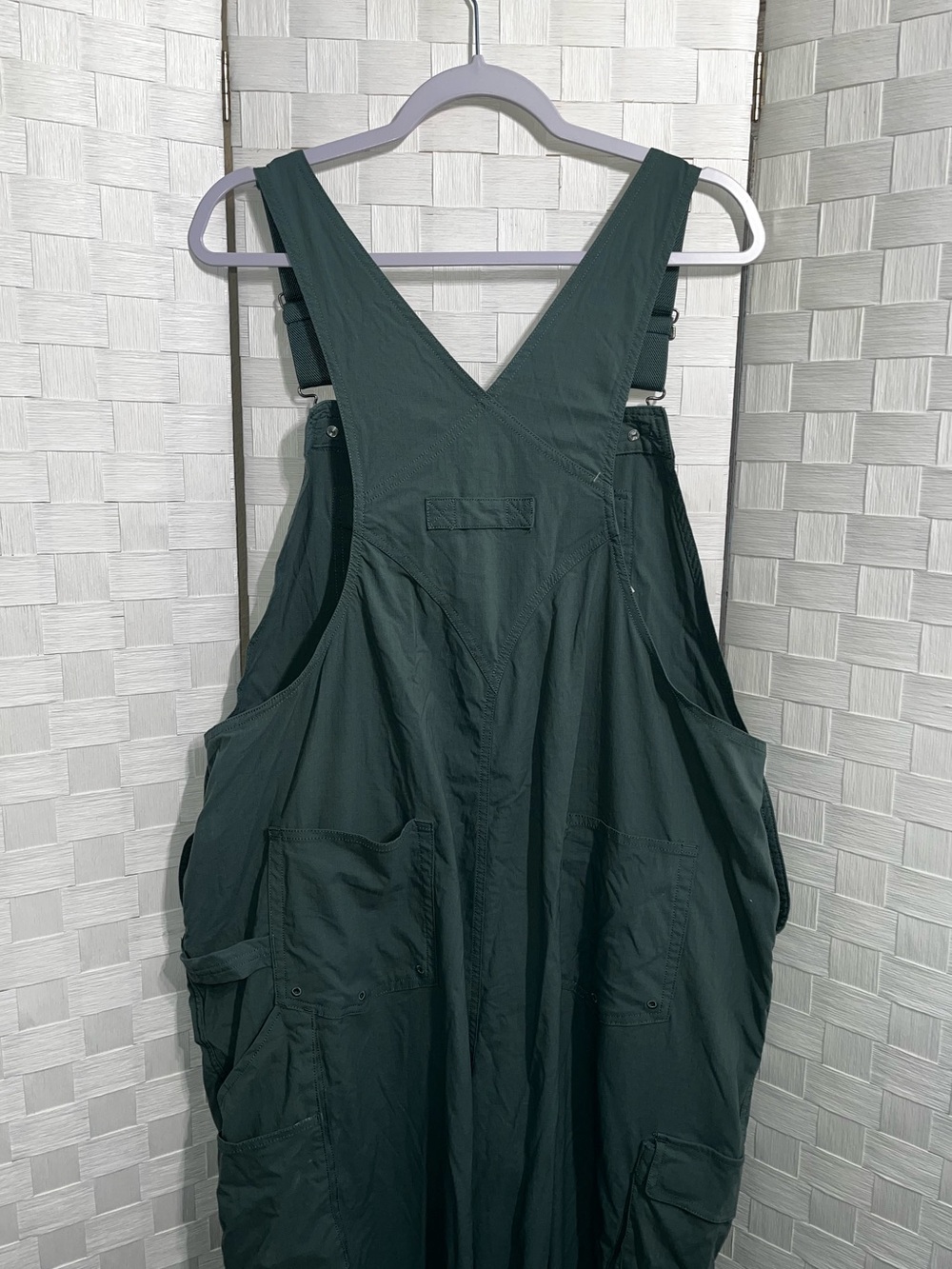 Duluth Trading Co Green Heirloom Gardening Bib Ripstop Overalls Womens XL X 31 - Picture 8 of 10